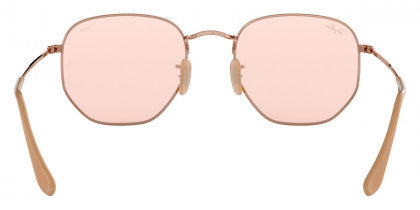 C130 RAY-BAN HEXAGONAL RB3548N 91310X 54 COPPER / EVOLVE LIGHT PINK