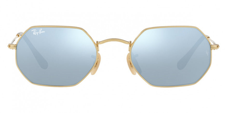 B117 RAY-BAN OCTAGONAL RB3556N 001/30 53  GOLD / GRAY FLASH