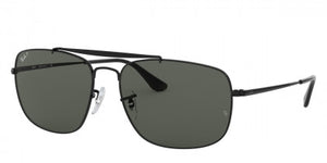 B124 RAY-BAN THE COLONEL RB3560 002/58 61 BLACK / G-15 GREEN POLARIZED