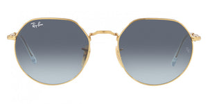 EB048 RAY-BAN JACK RB3565 001/86 53 ARISTA  BLUE GRADIENT GRAY