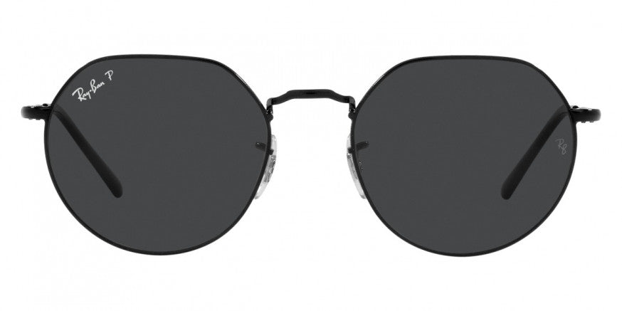 RB189 RAY-BAN JACK RB3565 002/48 51  BLACK  BLACK POLARIZED