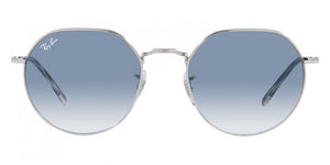 RB193 RAY-BAN  JACK RB3565 003/3F 51 SILVER  CLEAR GRADIENT BLUE