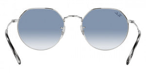 RB193 RAY-BAN  JACK RB3565 003/3F 51 SILVER  CLEAR GRADIENT BLUE