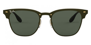 C14 RAY-BAN BLAZE CLUBMASTER RB3576N 043/71 47 BRUSHED ARISTA / DARK GREEN
