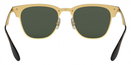 C14 RAY-BAN BLAZE CLUBMASTER RB3576N 043/71 47 BRUSHED ARISTA / DARK GREEN