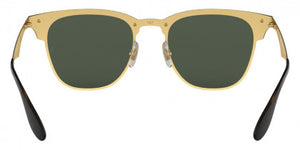 C14 RAY-BAN BLAZE CLUBMASTER RB3576N 043/71 47 BRUSHED ARISTA / DARK GREEN