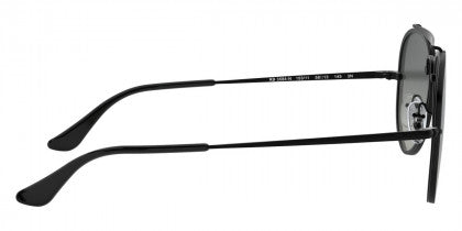 C145 RAY-BAN BLAZE AVIATOR RB3584N 153/11 58 DEMI GLOSS BLACK / GRAY GRADIENT DARK GRAY