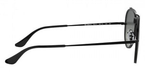 C145 RAY-BAN BLAZE AVIATOR RB3584N 153/11 58 DEMI GLOSS BLACK / GRAY GRADIENT DARK GRAY
