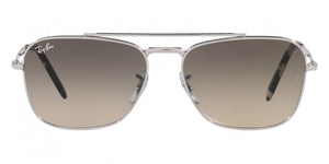 F282  RAY-BAN NEW CARAVAN RB3636 003/32 58  SILVER / CLEAR GRADIENT GRAY