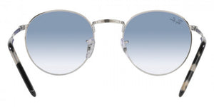 F305 RAY-BAN NEW ROUND RB3637 003/3F 53 SILVER  / CLEAR GRADIENT BLUE