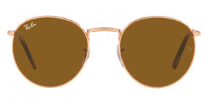 F303 RAY-BAN NEW ROUND RB3637 920233 50 ROSE GOLD / BROWN