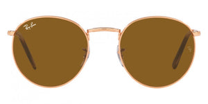 F307 RAY-BAN NEW ROUND RB3637 920233 53  ROSE GOLD / BROWN