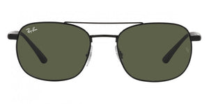 F231 RAY-BAN RB3670 002/31 54 BLACK / GREEN