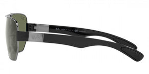 F227 RAY-BAN RB3672 004/9A 60 GUNMETAL / DARK GREEN POLARIZED