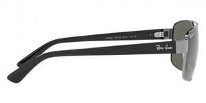 F295 RAY-BAN RB3687 004/58 61 GUNMETAL / GREEN  POLARIZED