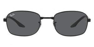 F252 RAY-BAN RB3690 002/B1 54  BLACK /  DARK GRAY