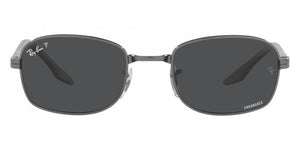 F248 RAY-BAN RB3690 004/K8 54 GUNMETAL / DARK GRAY POLARIZED