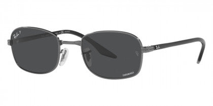 F248 RAY-BAN RB3690 004/K8 54 GUNMETAL / DARK GRAY POLARIZED