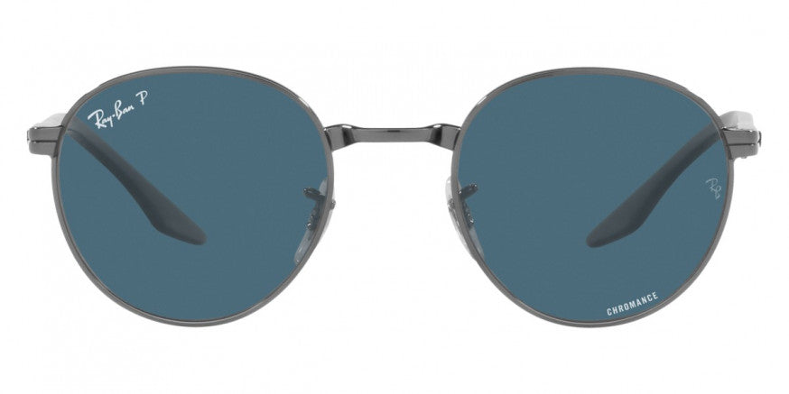 【Ray-Ban】 CHROMANCE RB3691 004/S2 F286 RAY-BAN RB3691 004/S2 51 GUNMETAL / BLUE POLARIZED – A