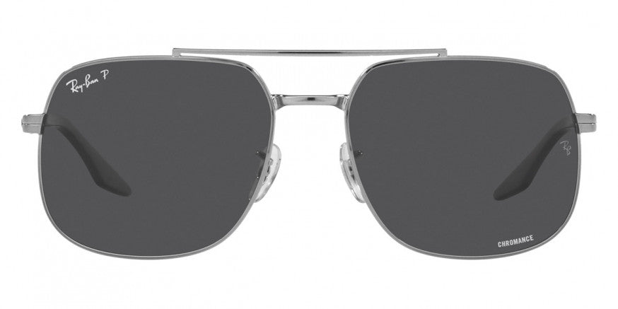 RB064 RAY-BAN RB3699 004/K8 59 GUNMETAL / DARK GRAY POLARIZED