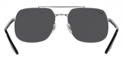 RB064 RAY-BAN RB3699 004/K8 59 GUNMETAL / DARK GRAY POLARIZED