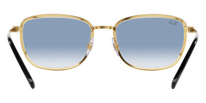 RB241 RAY-BAN RB3705 90003F 60 BLACK ON GOLD  BLUE
