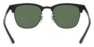 RB108 RAY-BAN CLUBMASTER METAL RB3716 186/58 51 MM / MATTE BLACK ON BLACK / G-15 GREEN POLARIZEDG-15 GREEN POLARIZED