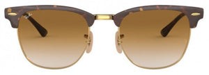 RB010 RAY-BAN CLUBMASTER METAL RB3716 900851 51 HAVANA  ARISTA / CLEAR GRADIENT BROWN