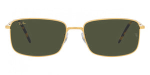 EB023 RAY-BAN RB3717 919631 60 GOLD  GREEN