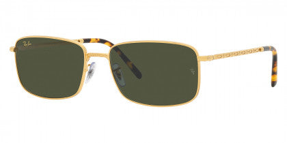 EB023 RAY-BAN RB3717 919631 60 GOLD  GREEN