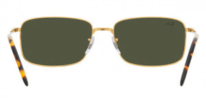 EB023 RAY-BAN RB3717 919631 60 GOLD  GREEN