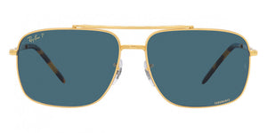 RB255 RAY-BAN RB3796 9196S2 59 GOLD  BLUE POLARIZED