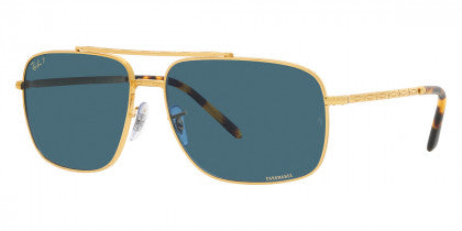RB255 RAY-BAN RB3796 9196S2 59 GOLD  BLUE POLARIZED