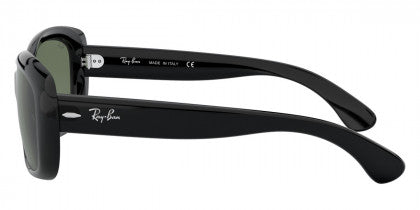 RB114 RAY-BAN JACKIE OHH RB4101 601 58 BLACK / DARK GREEN