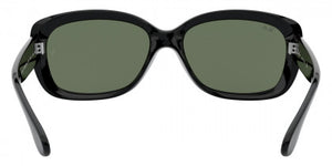 RB114 RAY-BAN JACKIE OHH RB4101 601 58 BLACK / DARK GREEN