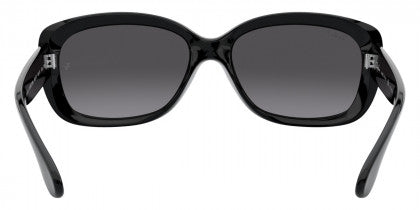 RB115 RAY-BAN JACKIE OHH RB4101 601/T3 58 BLACK / LIGHT GRAY GRADIENT DARK GRAY