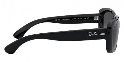 RB115 RAY-BAN JACKIE OHH RB4101 601/T3 58 BLACK / LIGHT GRAY GRADIENT DARK GRAY