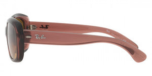 RB120 RAY-BAN JACKIE OHH RB4101 6593M2 58 TRANSPARENT DARK BROWN / BROWN GRADIENT POLARIZED