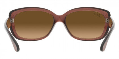 RB120 RAY-BAN JACKIE OHH RB4101 6593M2 58 TRANSPARENT DARK BROWN / BROWN GRADIENT POLARIZED