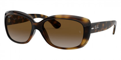 RB122 RAY-BAN JACKIE OHH RB4101 710/T5 58 LIGHT HAVANA / LIGHT GRAY GRADIENT POLARIZED