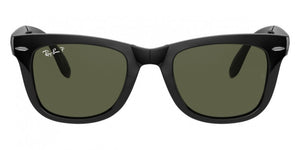 A13 RAY-BAN FOLDING WAYFARER RB4105 601/58 54 BLACK / G-15 GREEN POLARIZED