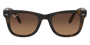 B24 RAY-BAN FOLDING WAYFARER RB4105 894/43 50 MATTE HAVANA / LIGHT BROWN GRADIENT BLACK