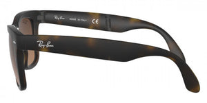 B24 RAY-BAN FOLDING WAYFARER RB4105 894/43 50 MATTE HAVANA / LIGHT BROWN GRADIENT BLACK