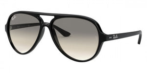 C39 RAY-BAN CATS 5000 RB4125 601/32 59 BLACK / CLEAR GRADIENT GRAY