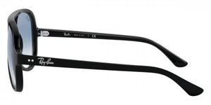 H184 RAY-BAN CATS 5000 RB4125 601/3F 59 BLACK / CLEAR GRADIENT BLUE