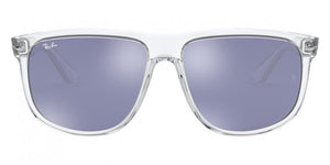 D200  RAY-BAN  BOYFRIEND RB4147 63251U 60 TRANSPARENT / DARK VIOLET MIRRORED SILVER