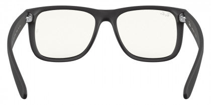 F53 RAY-BAN JUSTIN RB4165 622/5X 55  RUBBER BLACK / CLEAR