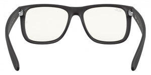 F53 RAY-BAN JUSTIN RB4165 622/5X 55  RUBBER BLACK / CLEAR