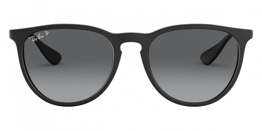 RB109 RAY-BAN ERIKA RB4171 622/T3 54 RUBBER BLACK / LIGHT GRAY GRADIENT GRAY POLARIZED