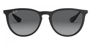 RB109 RAY-BAN ERIKA RB4171 622/T3 54 RUBBER BLACK / LIGHT GRAY GRADIENT GRAY POLARIZED